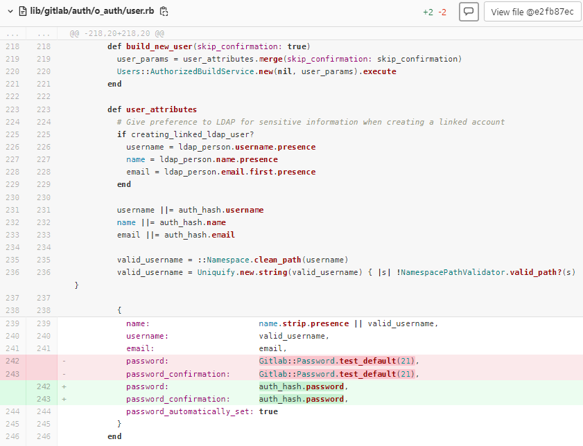 Gitlab OAuth注册默认口令漏洞分析（CVE-2022-1162）